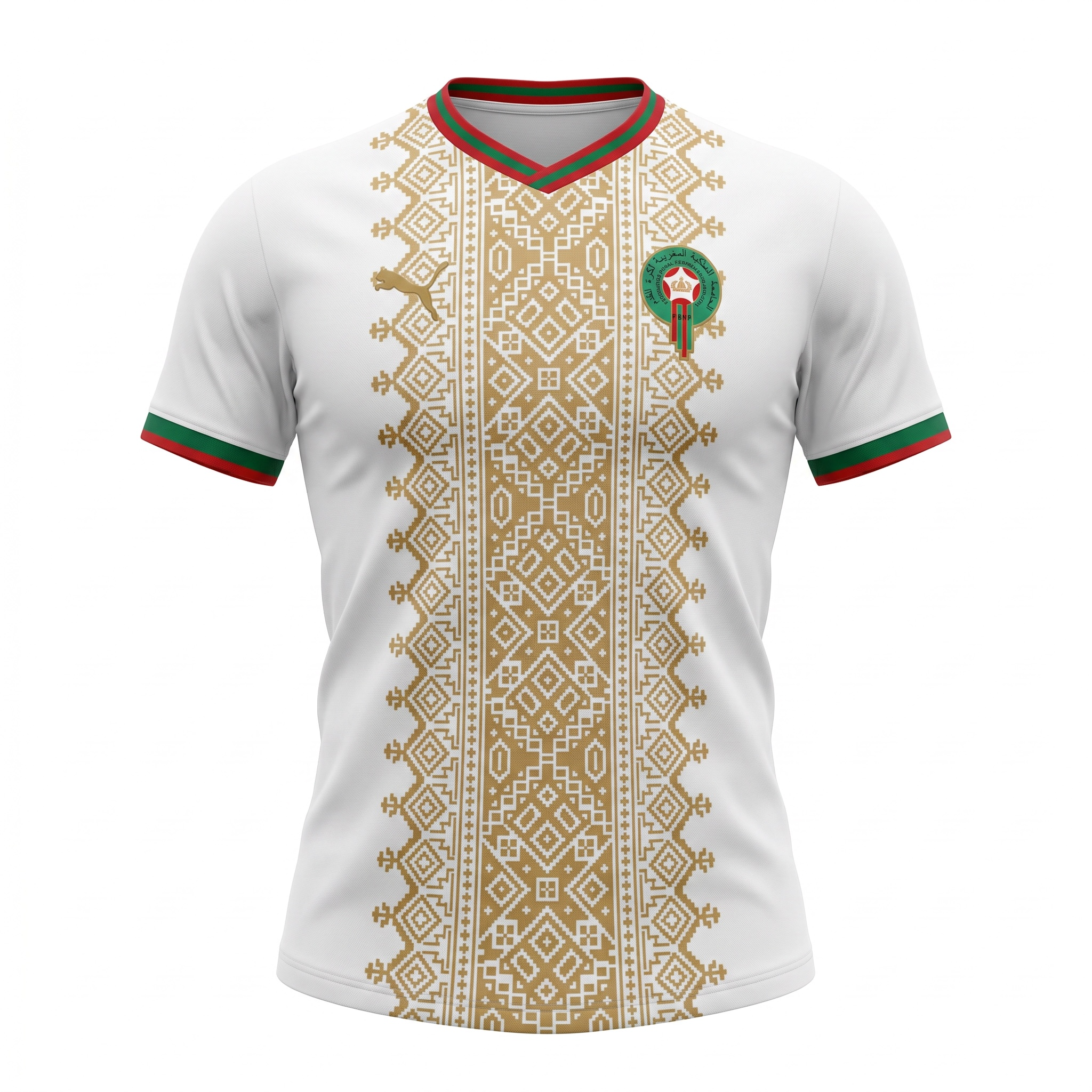 Maillot Maroc Blanc extérieur Coupe du monde 2026